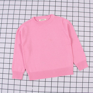 Pull en maille à col rond pour femme CAMPURE, 100% polyester, couleur unie, manches longues, décontracté, hiver, broderie - Product Image 3