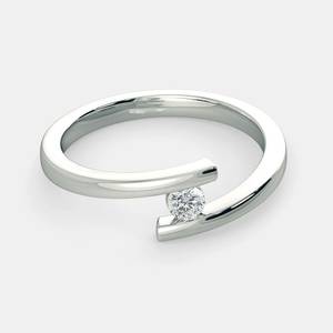 Luxury Lab Grown <b>Diamond</b> Engagement <b>Ring</b> for Women | IGI Certified 18K Gold Plated Trendy Wedding Party & Anniversary Gift - Product Image 4