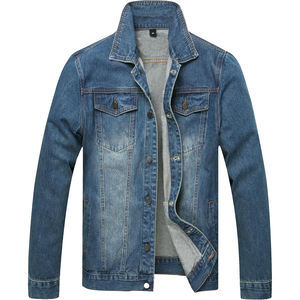 Chaqueta Vaquera de Invierno para Hombre, Precio al por Mayor, Diseño Frontal Personalizado, Calidad Premium, Cómoda, Manga Larga - Product Image 1