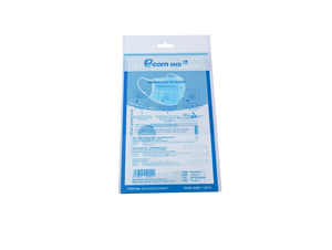 Bolsa de plástico para mascarillas con logotipo personalizado para embalaje al por menor y almacenamiento seguro de mascarillas faciales con material duradero y resistente a la humedad - Product Image 3