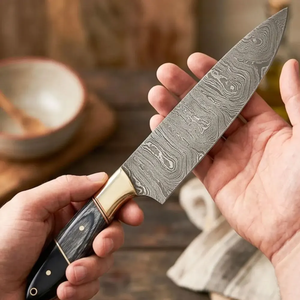 LEGACY BLADES 5-Piece 67-Layer Damascus Steel <b>Knife</b> <b>Set</b> Wood Handle Handmade <b>Sharp</b> Ambidextrous Chef <b>Knives</b> Polished Edge - Product Image 2