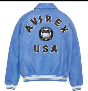 Colección 2025 de Chaquetas Bomber de Cuero Genuino para Hombre Avirex, Hechas a Medida, Tallas Grandes - Product Image 6