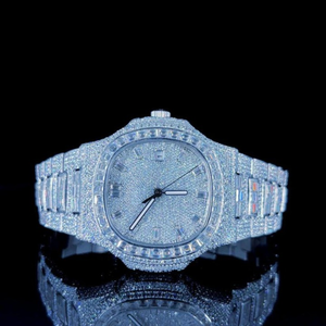 Reloj de Diamantes Moissanite DEF de Alta Calidad, Estilo Hip Hop, con Mecanismo Mecánico Automático y Manual - Product Image 6
