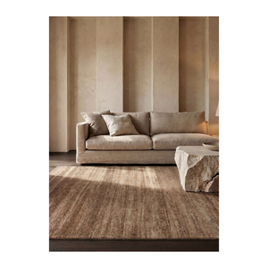 Alfombra Rectangular Beige de Viscosa Tejida a Mano, Elegante Alfombra Decorativa a Precio de Mayoreo - Product Image 5