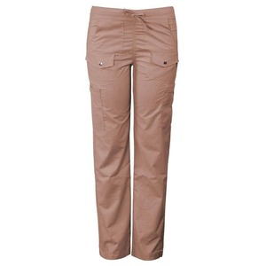 Conjunto de uniforme médico turquesa para mujer con blusa de cuello en V y pantalones cargo para uso hospitalario - Product Image 4