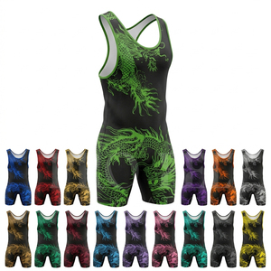 Traje de Lucha Libre Personalizado con Logotipo de Marca, Diseño Sublimado para Hombre, Material Personalizado para Entrenamiento de Grappling - Product Image 1