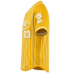 american professional youth adult baseball <b>jersey</b> pinstripe breathable short sleeve stitched athletic uniform wear <b>mens</b> womens - Product Image 6