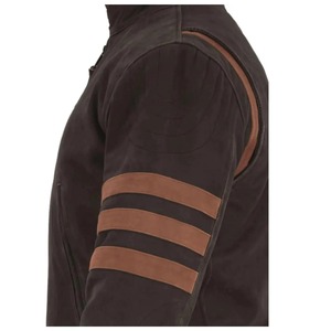 Wolverine Leather Jacket Distressed Brown Biker Jacket X-<b>Men</b> Origins <b>Cosplay</b> <b>Costume</b> <b>for</b> <b>Men</b> - Product Image 4