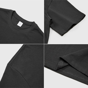 Camiseta de Algodón Azul Claro para Hombre, Manga Corta, Cuello Redondo, Corte Regular, Estampado de Letras, Estilo Casual Urbano, Diseño con Logotipo Frontal - Product Image 3