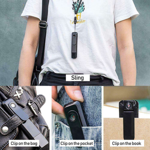 Mini caméra d'action HD 1080P portable avec clip dorsal pour la surveillance extérieure - Product Image 6