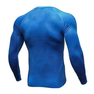 BJJ MMA Rashguard Boys' Long Sleeve Compression Quick Dry UPF50+ Waterproof Spandex Anti-Rip for Grappling Sparring - Product Image 5
