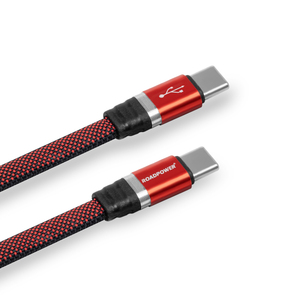 ROADPOWER Durable Fast <b>Charging</b> <b>Cables</b> Type-<b>C</b>, And <b>USB</b> Variants Durable Tangle-Free Design And High Speed Data Transfer 1000MM - Product Image 1
