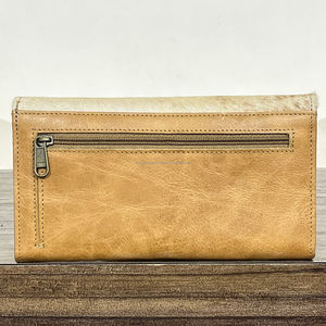 Hot-selling High-Quality Fashion Women's Cowhide Leather Clutch Purse Customized Genuine Leather Credit Card Holder RFID <b>Wallets</b> - Product Image 5