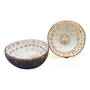 ชามมะพร้าวเคลือบแลคเกอร์เป็นมิตรกับสิ่งแวดล้อมออกแบบได้ตามต้องการพร้อมโลโก้ทำจากเวียดนาม - Product Image 3