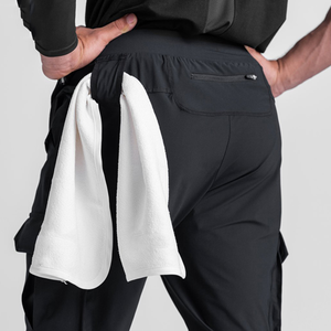 Mens Techwear <b>Cargo</b> Joggers Multi Pocket <b>Slim</b> Fit Tactical <b>Trousers</b> Breathable Quick Dry Athletic Performance Pants Bulk - Product Image 4