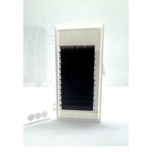 Fournitures en gros pour cils en cachemire, plateaux à cils 0.05 0.07 0.1, longueurs mixtes, cils individuels doux en PBT imitation vison, emballage personnalisé avec logo - Product Image 1