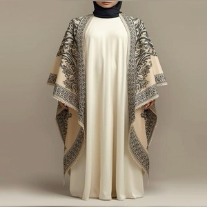 Abaya_ 100% élégante et moderne : des designs d'abaya modernes pour un look stylé. Derniers modèles d'abaya élégants et simples. - Product Image 1