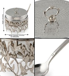 Plats de service de luxe en acier inoxydable, design moderne et écologique, pour buffet et maintien au chaud des aliments lors de fêtes de mariage - Product Image 5
