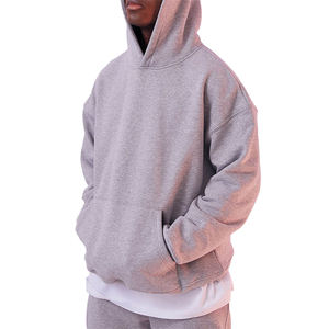 Custom <b>Zip</b> Up Men Hoodie Premium Fleece Cotton Full Zipper Casual Streetwear Private Label Wholesale Manufacturer - Product Image 4