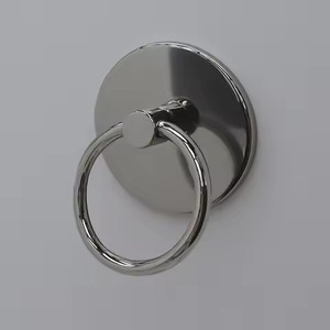 Metal Towel Ring Circular Wall Mounted Rust Resistant Bathroom Storage Holder Single Tier Towel <b>Rack</b> Holder - Product Image 2