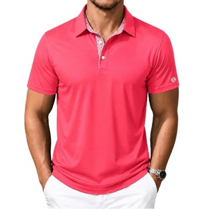 Polo personalizado para hombre, 100% algodón piqué, 220 GSM, manga corta, color sólido, con bordado en el pecho, proveedor informal de Bangladesh. - Product Image 6