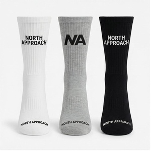 Chaussettes North Approach en coton respirant pour adultes, chaussettes décontractées pour tous les jours, saison printanière - Product Image 1