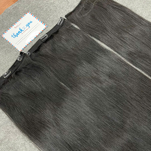 ผมต่อแบบคลิปหนีบ 100% ผมแท้เวียดนาม – แบบตรงธรรมชาติและแบบหยักศก ขายส่งจากโรงงาน - Product Image 1