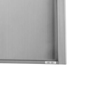 Porta Doppia per Cucina Esterna 31W X 24H Pollici in Acciaio Inox, Porta di Accesso BBQ a Incasso Verticale a Muro - Product Image 6