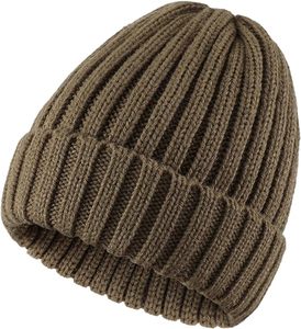 Gorro de Punto Acrílico de Alta Calidad con Logotipo Bordado Personalizado, Gorro de Invierno Unisex, Gorro de Pescador con Borde Acanalado - Product Image 1