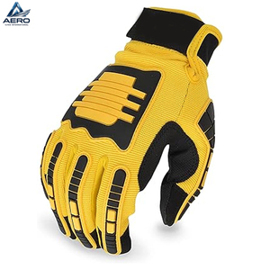 Guantes de Seguridad TPR para Mecánicos y Construcción, Guantes de Trabajo de Alta Visibilidad Anti-Impacto, Equipo de Protección Multiusos Duradero - Product Image 2