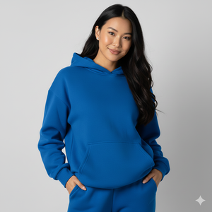 Sudadera con Capucha Extra Grande para Mujer, de Alta Calidad OEM, para Invierno, Manga Larga, Hombros Caídos, Logotipo Personalizado, 100% Algodón, Felpa Transpirable - Product Image 3