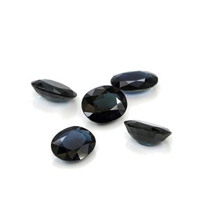 Saphirs bleus naturels non traités de Madagascar, ovales calibrés 6x8mm, pierres précieuses de saphir bleu naturel facettées pour bijoux - Product Image 4