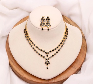 Conjunto de Joyería de Imitación RAY FINE ORNATES, Chapado en Oro de 22K, Latón con Rubí Rosa, Estilo Vintage, Regalo de Boda - Product Image 3