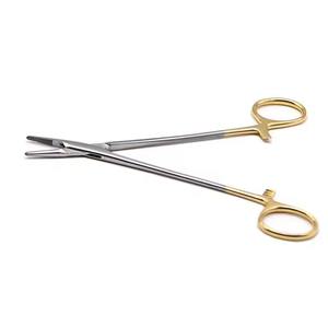 Porte-aiguilles Mayo Hegar manuel T.G Gold 180 mm 20-220-18, instrument chirurgical de précision en acier inoxydable de qualité supérieure, Hermann Meditech - Product Image 2