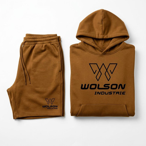 Conjunto Deportivo para Mujer, Pantalones Cortos y Sudadera con Capucha, Ropa de Gimnasio Cómoda para Entrenamiento, Ejercicio y Uso Diario, Producto de Alta Calidad - Product Image 1