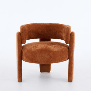 Fauteuil d'appoint contemporain moderne confortable en tissu bouclé, chaise individuelle pour salon, chambre à coucher, fauteuil de loisirs rembourré - Product Image 1