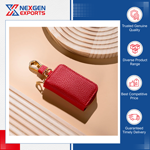 สินค้าใหม่มาแรง! พวงกุญแจหนัง PU แฟชั่นคุณภาพเยี่ยม พร้อมซิปปิดทนทาน มีจำหน่ายจำนวนมาก - Product Image 5