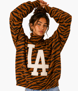 Sweat-shirt à capuche oversize en tricot pour femme, 100% coton, écologique, hiver, manches courtes, OEM ODM - Product Image 1