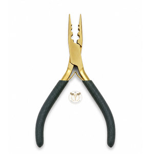 Pinzas Profesionales con Recubrimiento de Titanio para Extensiones de Cabello, Herramienta de Conexión de Anillos Micro y Nano de 3 Orificios - Product Image 1
