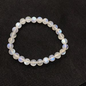 Rainbow Moonstone & <b>Lapis</b> <b>Lazuli</b> Silver Charm Bracelet Luxury Jewelry for Women Anniversary Gift Wholesale Available - Product Image 4