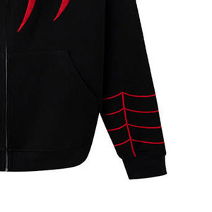 Sudadera con Capucha y Cremallera Completa Wearpex, Bordada con Spider-Man, Estilo Urbano, 100% Algodón, 400g, para Hombre y Mujer - Product Image 6