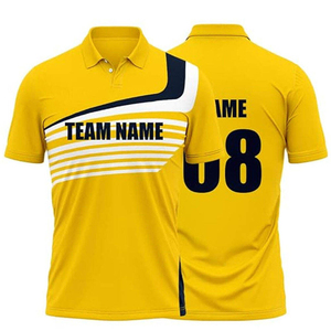 Custom made sports uniform with modern collar style and durable color <b>cricket</b> jersey - Product Image 4