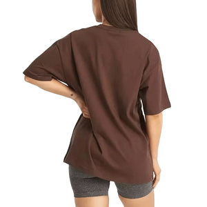 T-shirt en toile pour femme, coupe ajustée, respirant, personnalisable, en coton de haute qualité, anti-boulochage, anti-plis, couleur et taille sur mesure - Product Image 3