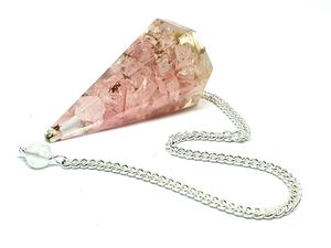 Orgone Pendulum Crystal Dowsing Healing Energy Generator Reiki Chakra Balancing Spiritual Tool Handmade <b>Orgonite</b> Pendulum - Product Image 5