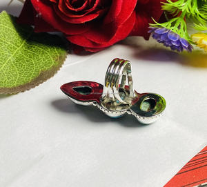 Anillo de plata esterlina 925 unisex al por mayor con ajuste clásico de bisel de piedras preciosas turquesa para Aniversario de fiesta de compromiso de boda - Product Image 3