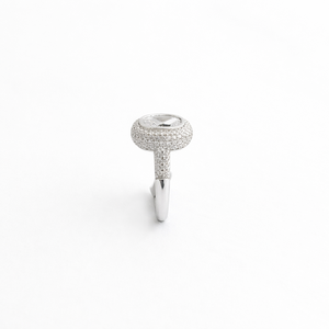 Namivaa <b>Cocktail</b> <b>Ring</b> Vintage Pave Setting Cushion Cut Halo Wedding Party Gift for Women - Product Image 3