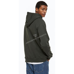 Sudadera con Capucha para Hombre, 100% Algodón, Forro Polar, Color Sólido, Manga Larga, Corte Holgado, Transpirable, Secado Rápido, Estilo Urbano, 450g, Personalizable - Product Image 6