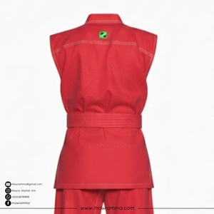 ชุดยิวยิตสูบราซิล (BJJ Gi) ผ้าฝ้ายแท้ 100% ทอลายเพิร์ลวีฟ พร้อมโลโก้สั่งทำพิเศษ สำหรับนักกีฬายิวยิตสูมืออาชีพ ใช้สำหรับฝึกซ้อมและการแข่งขัน - Product Image 5