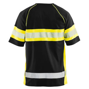 Summer Workwear 100% Cotton Safety Construction T-Shirts Reflective Safety Clothing Working T-Shirts - Product Image 4