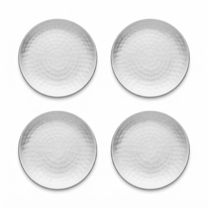 Juego de posavasos de metal martillado al por mayor con base de madera, posavasos de lujo de acero inoxidable y soporte para copas de vino, artículos de bar. - Product Image 2